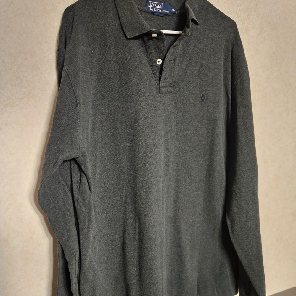 Ralph Lauren Men's Charcoal Polo‎ Shirt